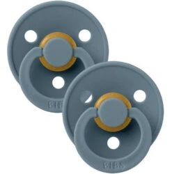 BIBS Schnuller Colour 2er-Pack Latex Größe 1, Petrol