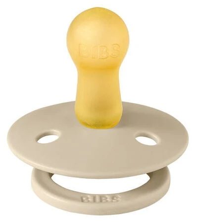 BIBS Schnuller Colour 2er-Pack Latex Größe 2, Vanilla/Blush - Image 2