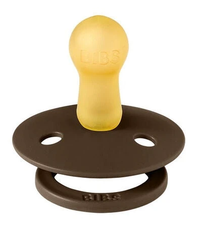 BIBS Schnuller Colour 2er-Pack Latex Größe 2, Mocha/Dark Oak - Image 2