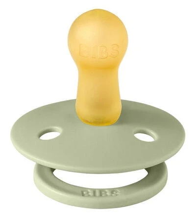 BIBS Schnuller Colour 2er-Pack Latex Größe 2, Sage/Cloud - Image 2