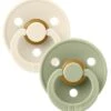 BIBS Schnuller Colour 2er-Pack Latex Größe 3 Ivory/Sage