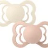 BIBS Supreme Schnuller 2er-Pack Silikon Gr. 1, Ivory/Blush
