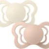 BIBS Couture Schnuller 2er-Pack Silikon Gr. 1, Ivory/Blush