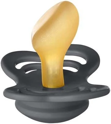 BIBS Couture Schnuller 2er-Pack Silikon Gr. 2, Iron/Baby Blue - Image 2