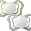BIBS Couture Schnuller 2er-Pack Silikon Gr. 2, Sage Glow/Cloud Glow