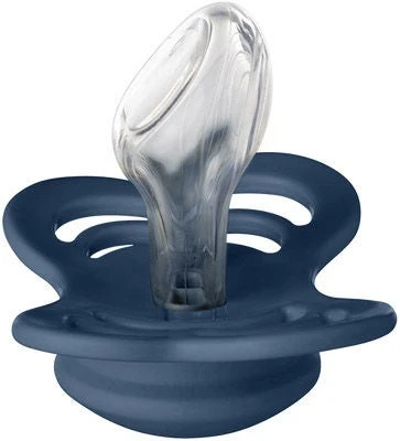 BIBS Couture Schnuller 2er-Pack Latex Gr. 1, Cloud/Steel Blue - Image 3