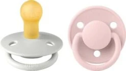 BIBS Schnuller De Lux 2er-Pack Latex Gr. 1, Haze/Blossom