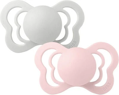 BIBS Couture Schnuller 2er-Pack Latex Gr. 2, Haze/Blossom