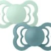 BIBS Supreme Schnuller 2er-Pack Latex Gr. 2, Nordic Mint/Island Sea