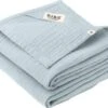BIBS Cuddle Swaddle Musselintuch, Baby Blue
