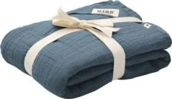 BIBS Cuddle Swaddle Musselin, Petrol