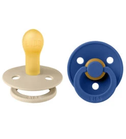 Bibs Colour Schnuller - 2er-Pack - Gr. 2 - Naturgummi - Vanilla/