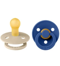 Bibs Colour Schnuller - 2er-Pack - Gr. 1 - Naturgummi - Vanilla/