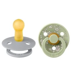Bibs X Liberty Schnuller - 2er-Pack - Gr. 2 - Naturgummi - Sage