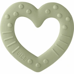 BIBS® Beißring Baby Bitie Heart Ab Dem 3. Monat In Sage