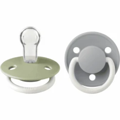 BIBS® Nachtschnuller De Lux Sage / Cloud Glow 0-36 Monate, 2 Stk.
