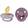 BIBS® Schnuller Colour Anatomischer Sauger Fossil Grey & Mauve 6-18 Monate, 2 Stk.