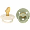 BIBS® Schnuller Colour Anatomischer Sauger Sage & Ivory 6-18 Monate, 2 Stk.