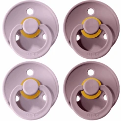 BIBS® Schnuller Colour Dusky Lilac / Heather 0-6 Monate, 4 Stk.