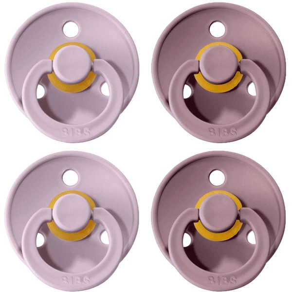 BIBS® Schnuller Colour Dusky Lilac / Heather 6-18 Monate, 4 Stk.