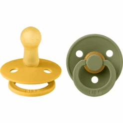 BIBS® Schnuller Colour Honey Bee/Olive 6-18 Monate, 2 Stk.