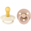 BIBS® Schnuller Colour Ivory / Blush 6-18 Monate, 2 Stk.