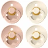 BIBS® Schnuller Colour Ivory / Blush 6-18 Monate, 4 Stk.