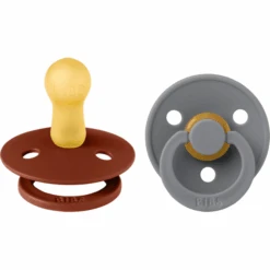 BIBS® Schnuller Colour Rust/Smoke 6-18 Monate, 2 Stk.