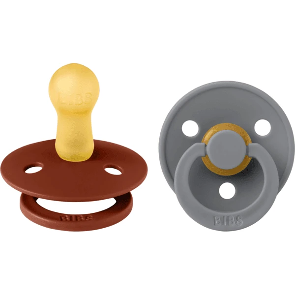 BIBS® Schnuller Colour Rust/Smoke 6-18 Monate, 2 Stk.