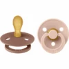BIBS® Schnuller Colour Symmetrischer Sauger Woodchuck & Blush 6-18 Monate, 2 Stk.