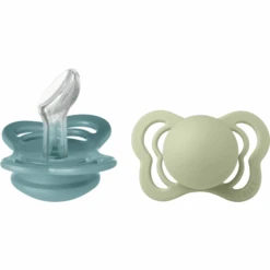 BIBS® Schnuller Couture Island Sea Und Sage Silikon 0-6 Monate, 2 Stk.