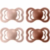 BIBS® Schnuller Supreme Blush / Woodchuck Latex 0-6 Monate, 4 Stk.