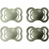 BIBS® Schnuller Supreme Sage / Hunter Green Silikon 0-6 Monate, 4 Stk.